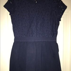 Navy short girls dress